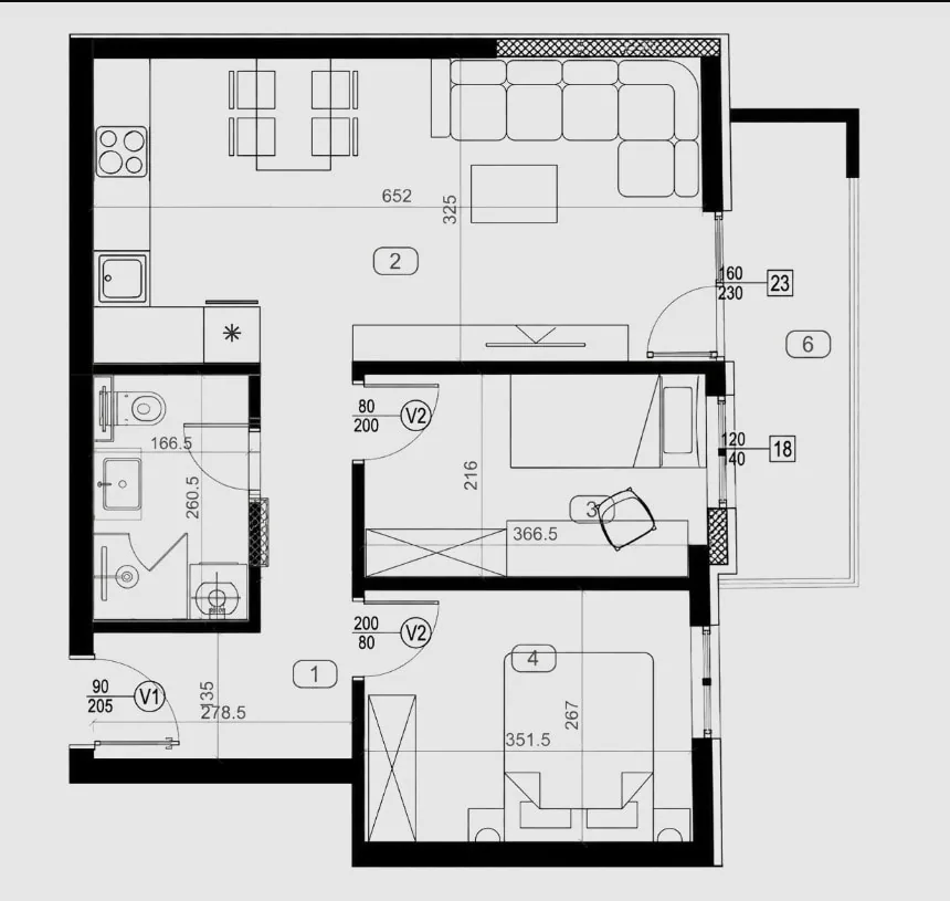 DIREKTNA PRODAJA - Dvoiposoban stan Novi Sad 55m2 - Povoljno, povrat PDV-a — fotografija 1